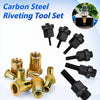 Professional Rivet Nut Tool Kit with Carbon Steel Rivnuts (M3-M8)