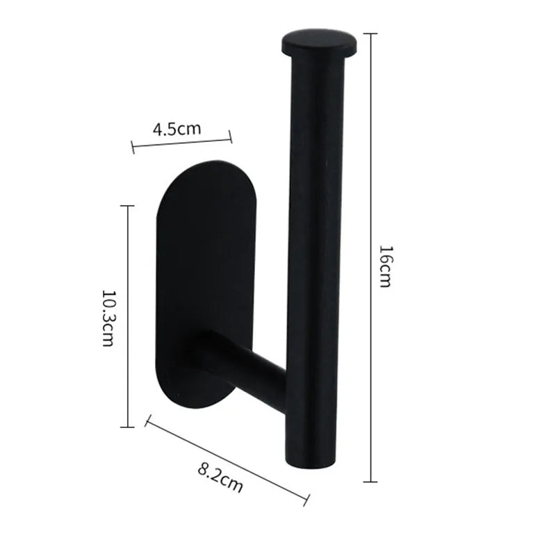 Stainless Steel Self-Adhesive Toilet Paper Holder