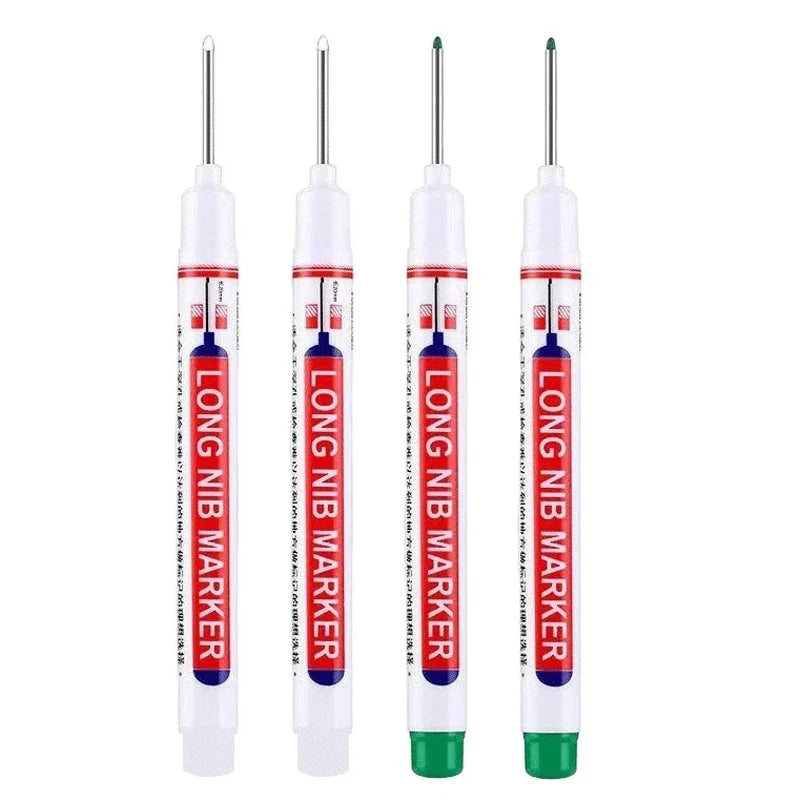 20mm Deep Hole Long Nib Markers - 4 Pack