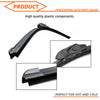 Universal Windshield Wiper Blades – J-Hook Fit, Multiple Sizes