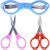 Compact Folding Scissors with Safety Lock
