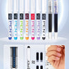 Fine Point Disposable Fountain Pens with Stainless Steel Nib (8-Pack, Assorted Colors)