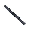 Black adjustable backpack chest strap