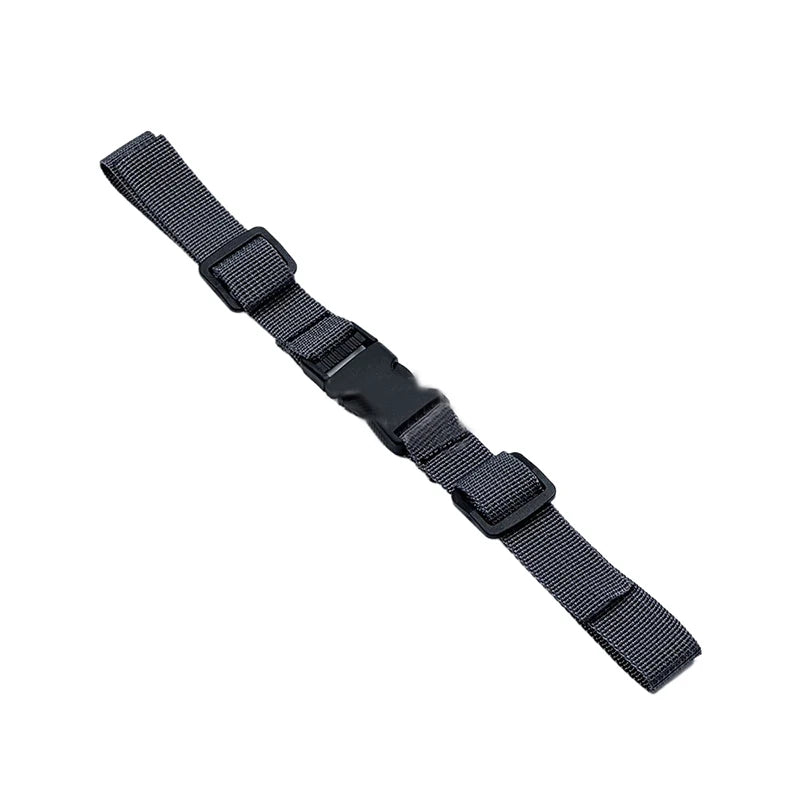 Black adjustable backpack chest strap