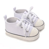 Classic Canvas First Walker Shoes for Babies with Star Print