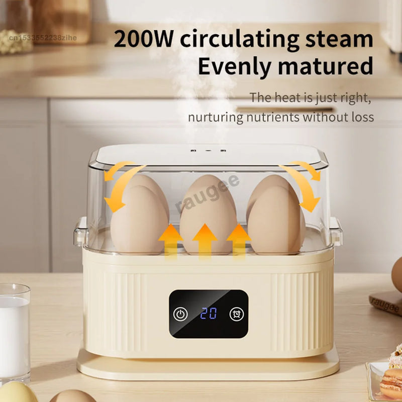 Automatic Electric Egg Cooker for 6 Eggs