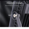 Close-up view of an adjustable bracket and product breakdown components for an IP68 waterproof LED flood light.