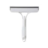 A white multi-function window cleaning tool set with a flat cleaning pad and handle.