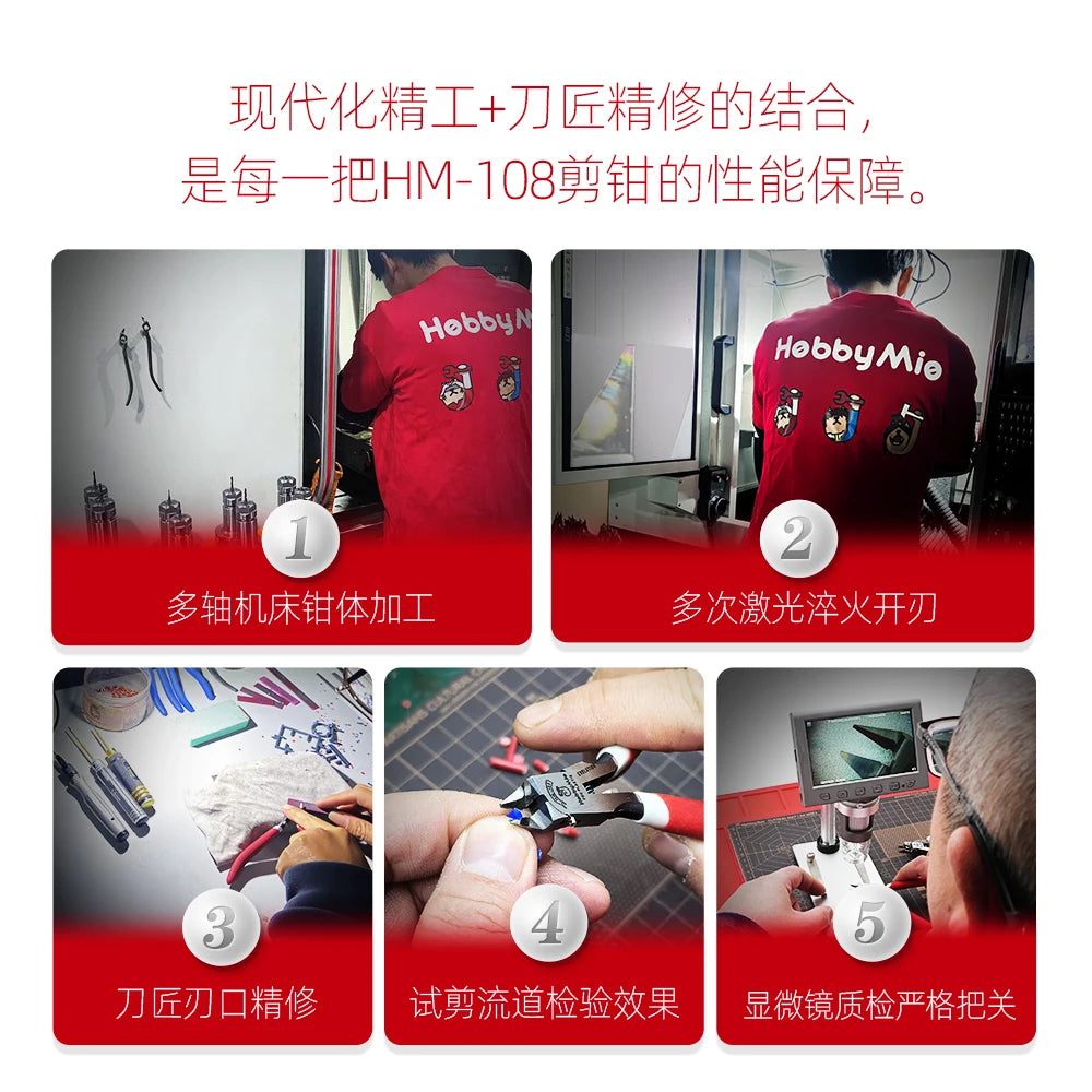 Precision Ultra-Thin Blade Nipper for Model Building