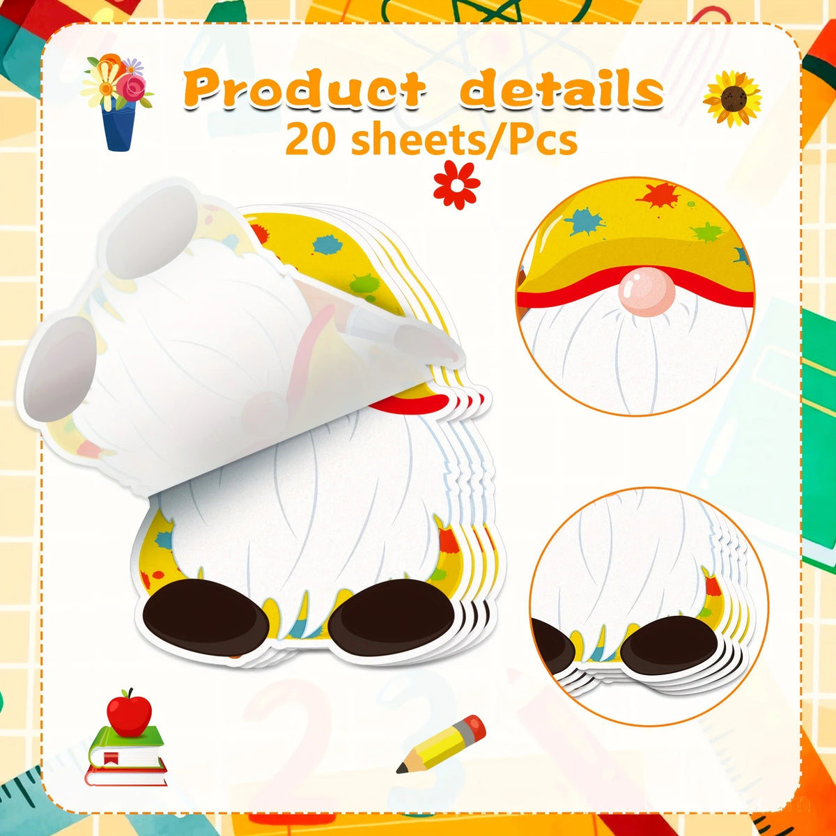 Teacher Appreciation Gift Set with Ballpoint Pens and Sticky Notes