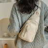 Elegant PU Leather Crossbody Sling Bag for Women
