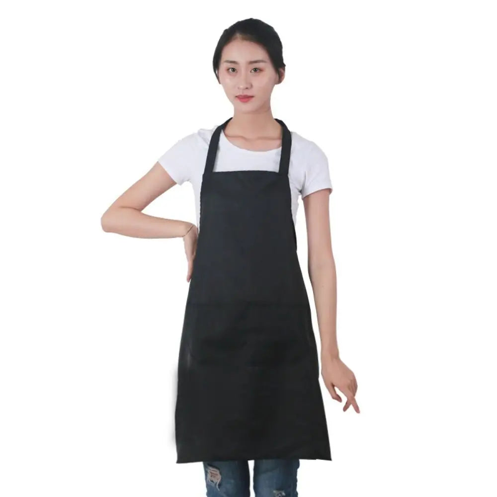 Waterproof PVC Chef Apron with Convenient Pockets