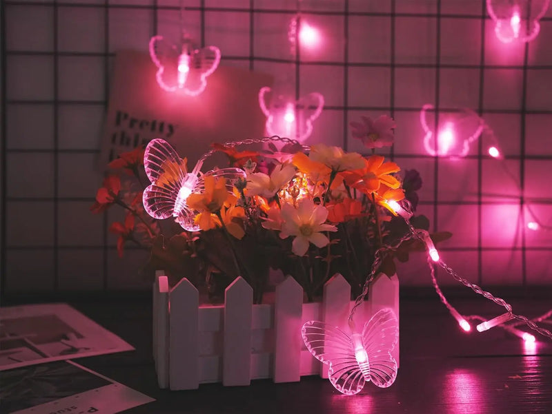 Guirlande LED Papillon Alimentée par USB