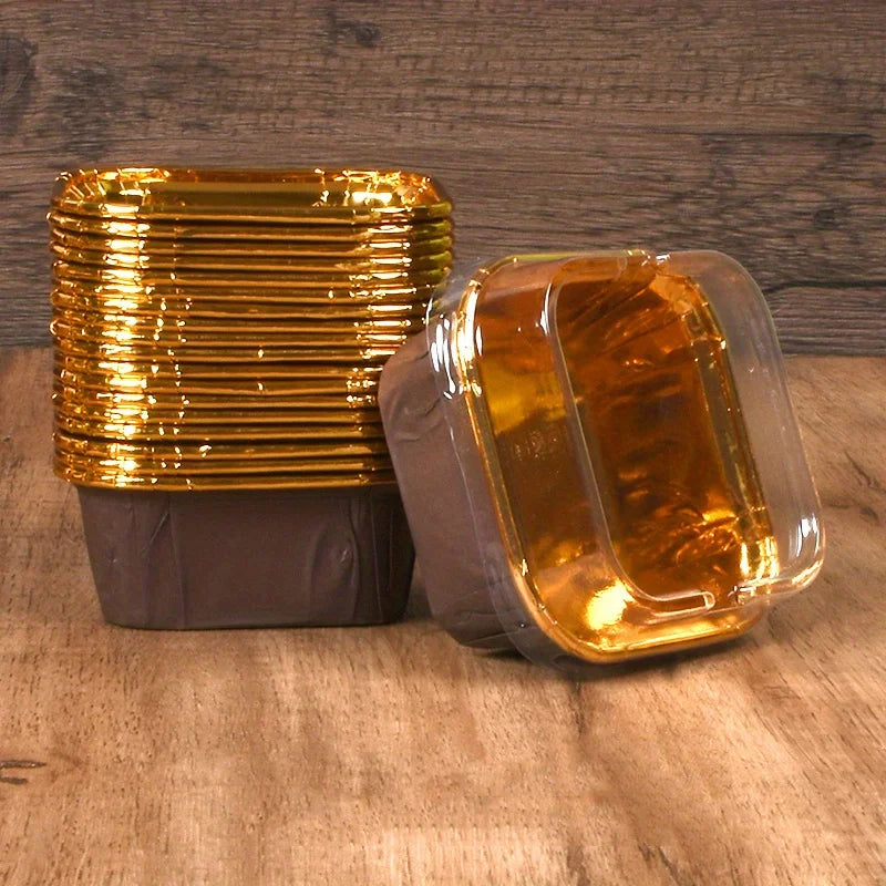 Vasitos desechables para cupcakes con tapa