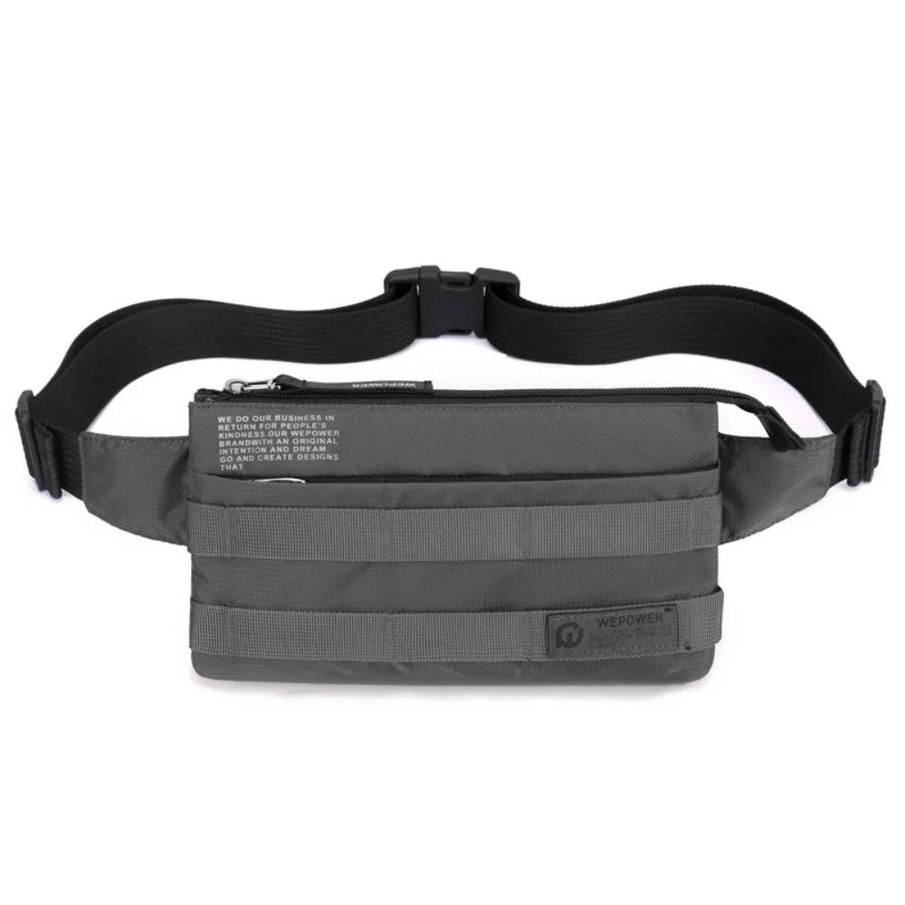 Vintage Style Crossbody Chest Bag for Men – Compact Nylon Shoulder Pack