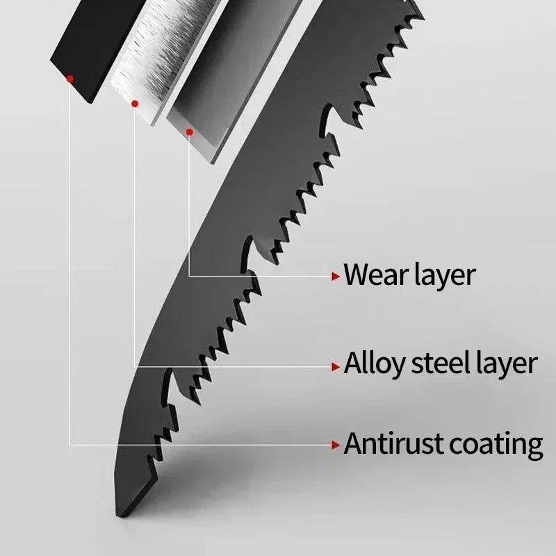 Folding Hand Saw for Gardening and Outdoor Use