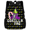 Cartoon Gorilla Kids School Backpack Set with Lunch Bag and Pencil Case