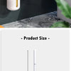 Wall-Mounted Disposable Toilet Brush Set with Refill Heads