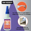 High-Strength Cyanoacrylate Super Glue for Multi-Surface Repairs