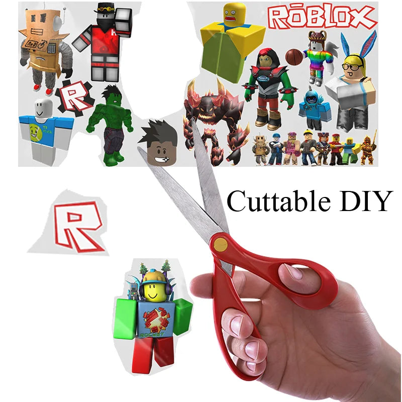 Pegatinas Decorativas UV DTF con Temática de Roblox