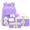 Cute 3-Piece Backpack Set for Girls with Lunch Bag & Pencil Case