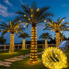 Solarbetriebene LED-Kerzenlichterkette