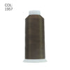 80-Color Polyester Embroidery Thread Set with Large 4000m Spools