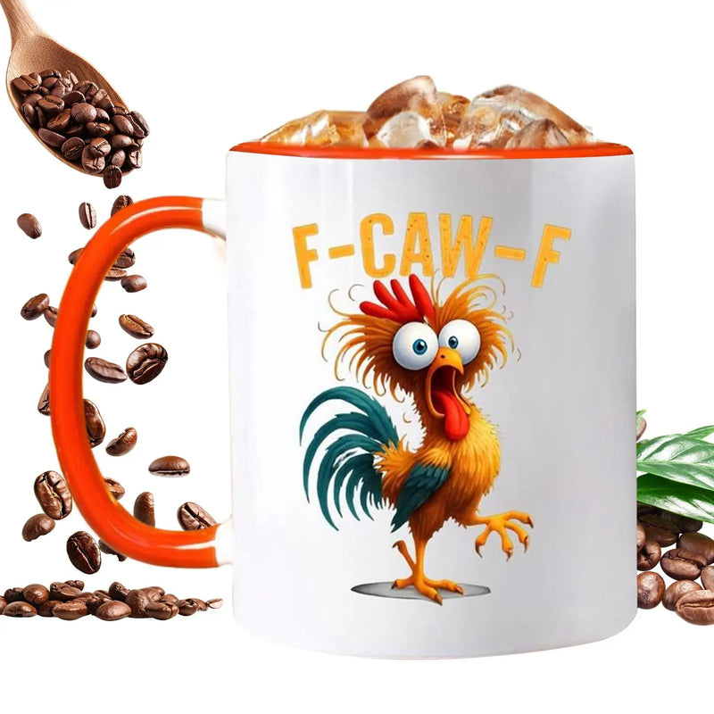 F-Caw-F Keramik-Kaffeetasse