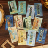 Vintage Metal Bookmarks with Long Tassels (Set of 12)