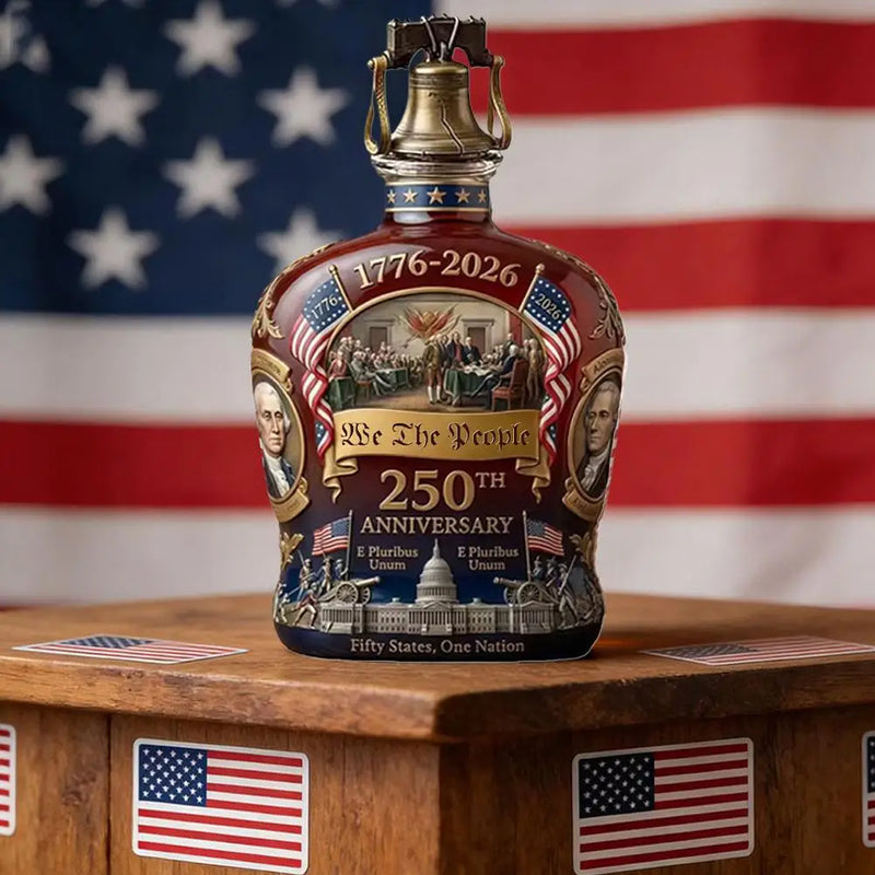 250th Anniversary Commemorative Glass Decanter