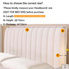 Stretch Velvet Headboard Cover - Queen Size, Dustproof & Slip-on Design