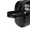 Men's PU Leather Clutch Wallet with Zipper Closure