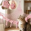 Hand-Woven Vinyl Cat Hammock