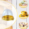 Clear Plastic Mini Cupcake Containers with Dome Lids (50-Pack)