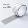 Roll of wide 5cm long 200cm self-adhesive window screen repair tape for mosquito mesh patches