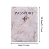 Embroidered Letter Passport Holder with Card Pocket