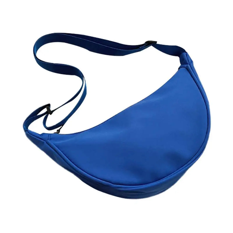 Nylon Crescent Crossbody Bag for Women