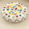 Bohemian Round Floor Cushion with Anti-Slip Base