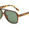 Gafas de sol piloto polarizadas oversize