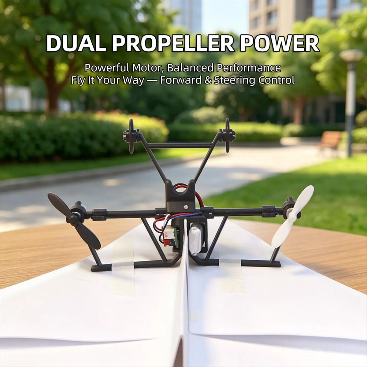 DIY Remote Control Paper Airplane Kit with Gyro Stabilizer