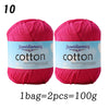 Premium 100% Cotton Yarn – Medium-Fine Weight for All-Season Knitting
