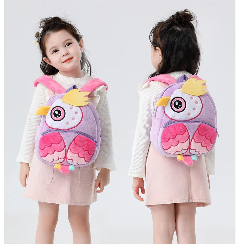 Adorable Animal Plush Backpack for Toddlers