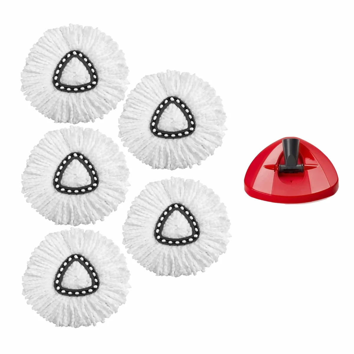 Replacement Mop Head and Brush Set for O-Cedar & Vileda EasyWring