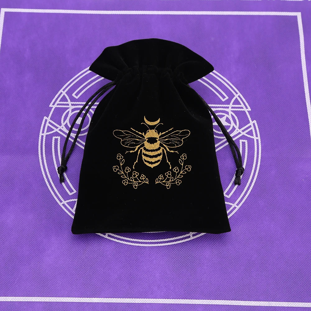 Black Velvet Tarot Card Storage Bag
