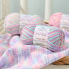 Combed Cotton Blend Gradient Yarn – 4-Ply, 50g Balls