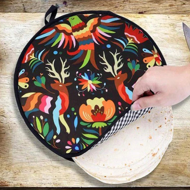 Reusable Microwave Tortilla Warmer Pouch