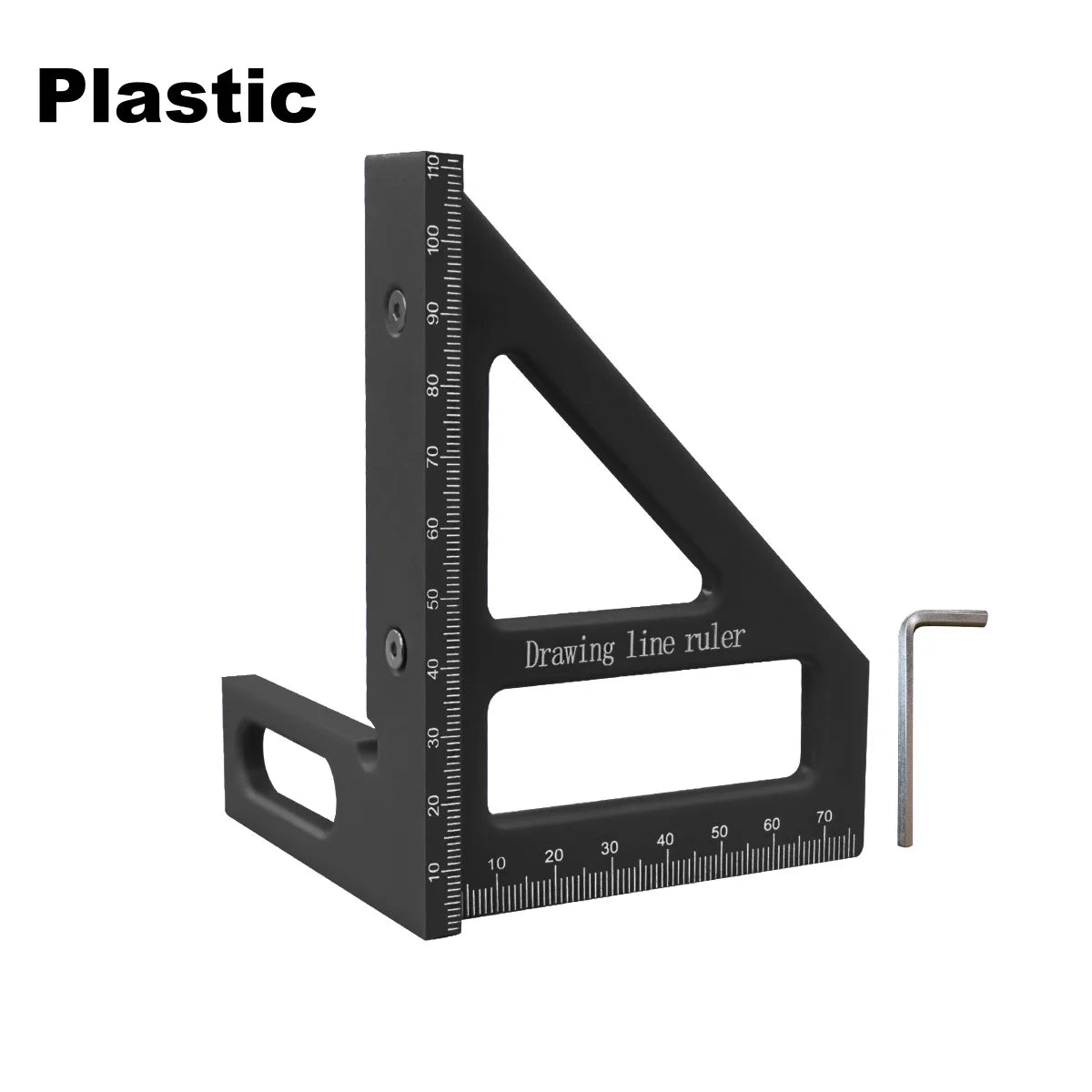 3D Multi-Angle Woodworking Square Ruler