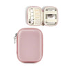 Portable Leather Cable Organizer Travel Pouch