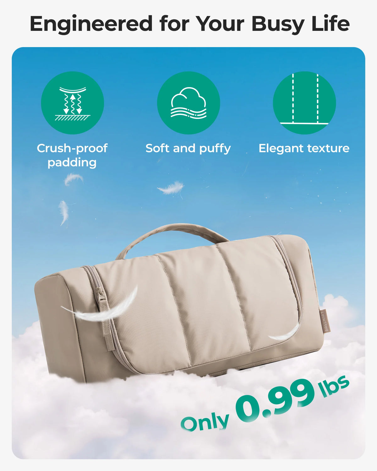 Travel Hair Tool Organizer with Hanging Hook