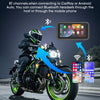 5/6.25 Inch Waterproof Motorcycle GPS with CarPlay and Android Auto